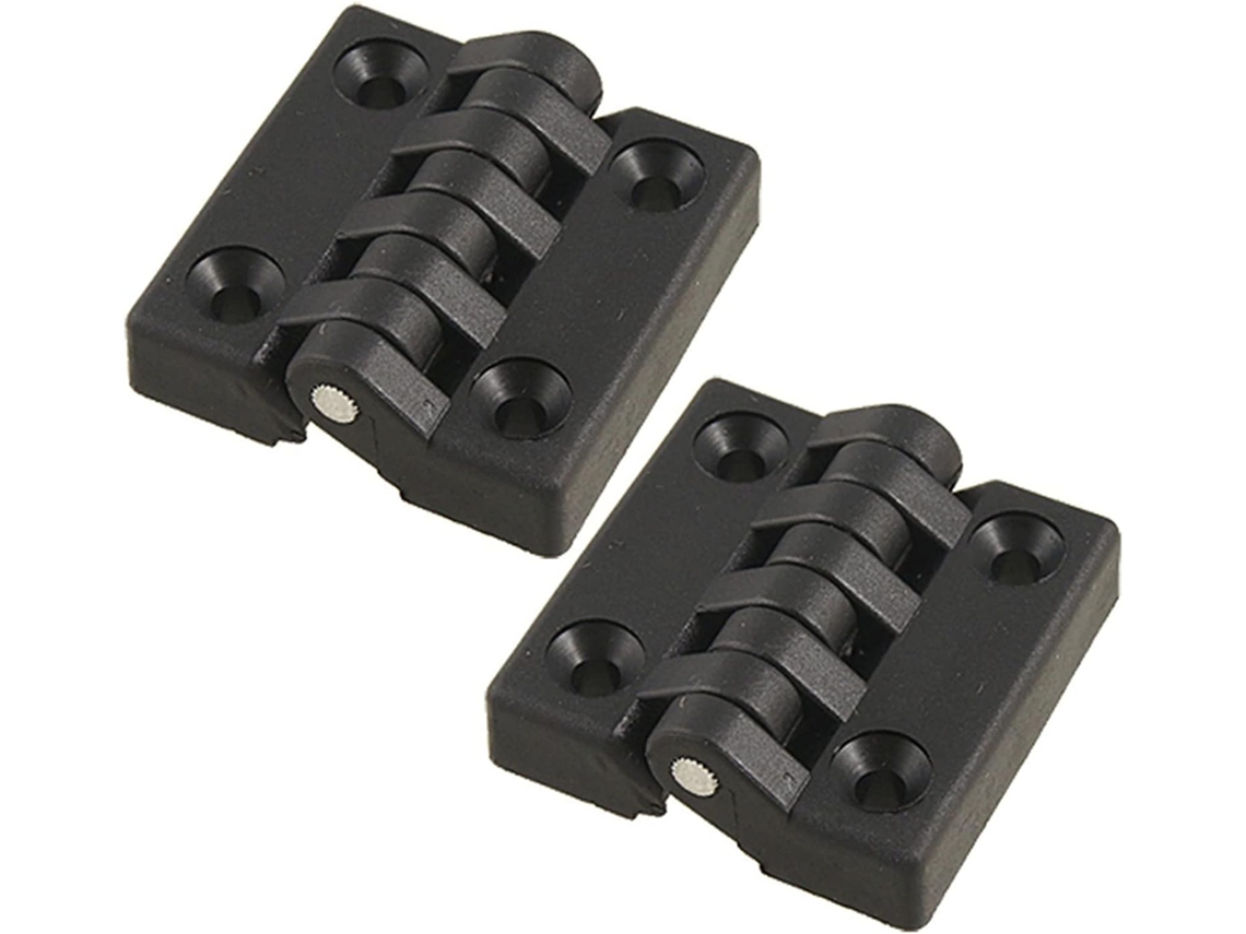 2 Dobradiças Para Barreira, Rolamento De Esferas, Plástico, Robustas, 40x 40mm