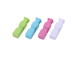 Conjunto De 16 Prendedores Reutilizáveis Para Sacos De Pão E Alimentos, Fecho Hermético, Pegada Antiderrapante