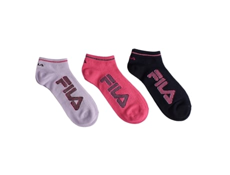 Pacote Com 3 Meias Invisíveis F6136 Para Mulheres Fila Underwear