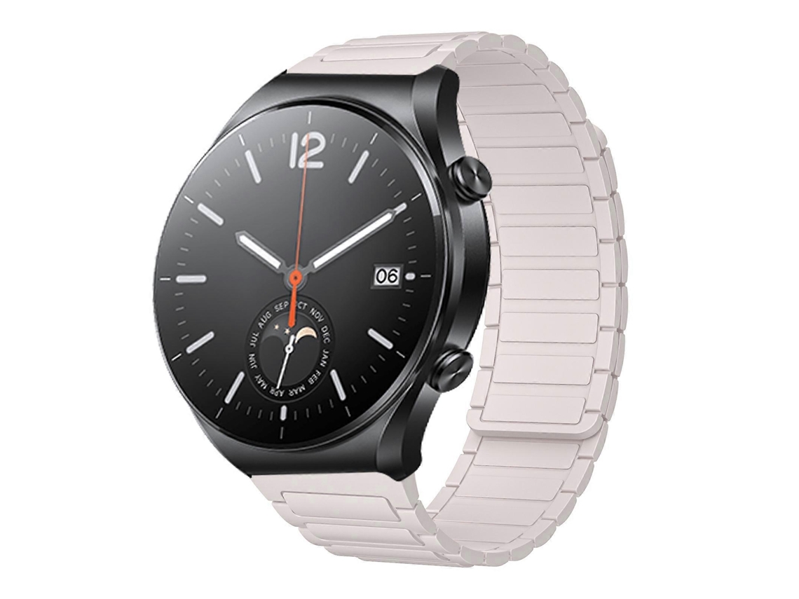 Pulseira De Silicone Magnética Em Formato De I De 22 Mm