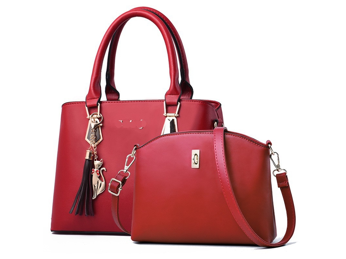 Bolsa Feminina Bordada 2026 claret YUNZII