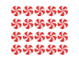 Pack de 20 Puxadores para Armários com Design de Candies em Silicone LAXISCREED