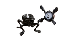 Laxiscreed Abóbora De Halloween Com Velas Decorativas Para Crianças E Ambiente Assustador, 8x8,2cm