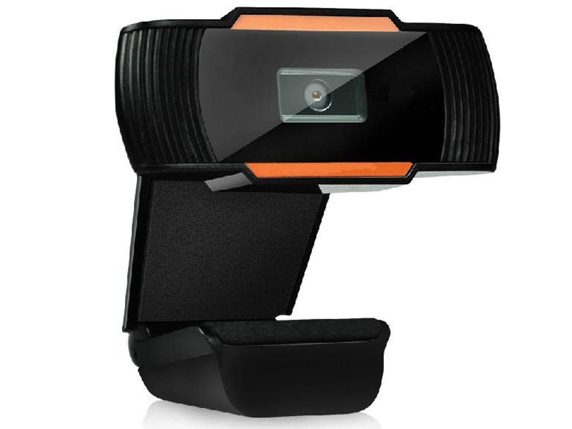 Webcam Usb 12mp Pixels Hd 360° Para Pc E Laptop, Preta Brilvibera