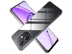 Lurelia Kit Capa Tpu Gel Para Oppo A40 (4g) / A40m (4g) / A60 (5g), Vidro Temperado 2d Para Ecrã, Transparente