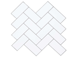 Vidaxl Azulejo Chevron 10 Unid. Branco E Cinza 30 X 30 Cm