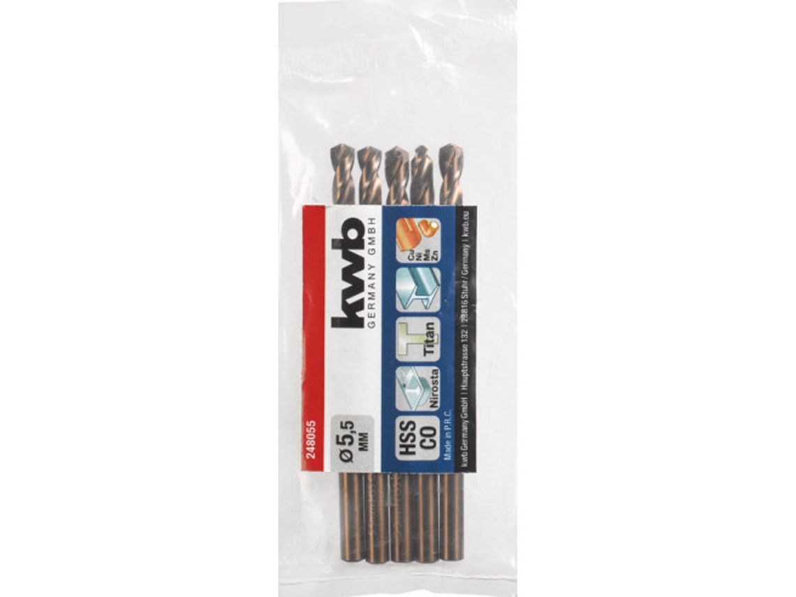 Broca Cobalto Hss-Co 3,3Mm Granel Pre KWB