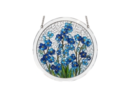 Decoração de janela com flor em acrílico, capta luz solar LAXISCREED