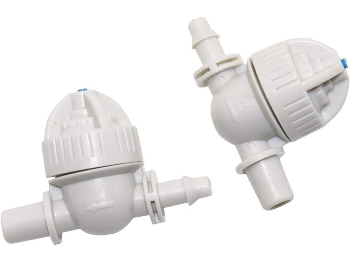 Conjunto de 10 Conectores Tubo 5 Mm a 7,5 Mm com Dispositivo Anti gotejamento e Microbico S/MARCA