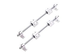 Guia Linear Horizontal Eixo Linear 8mm 500mm + 4 Suportes Sk8 + 4 Mancais Scs8uu