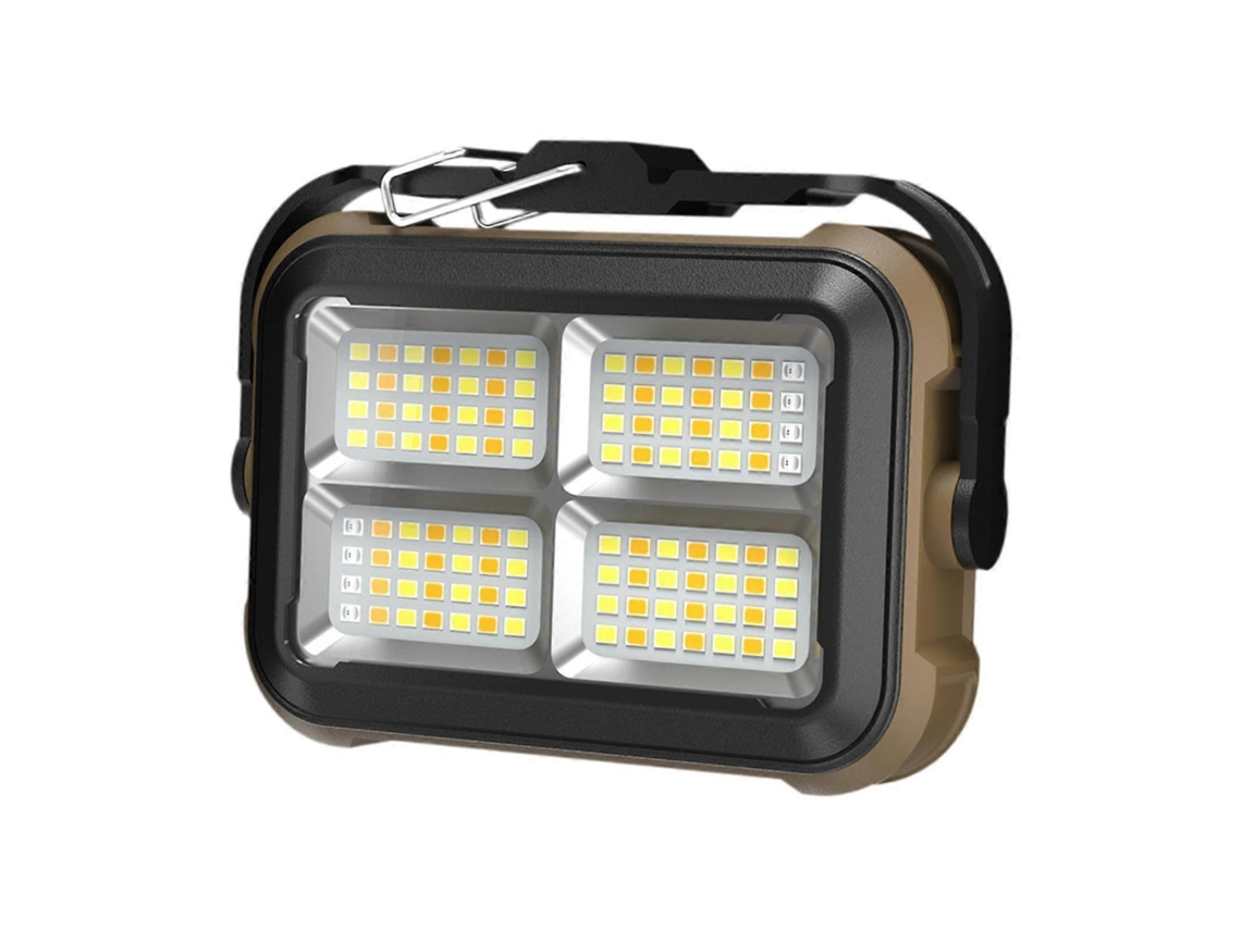 Lanterna Led Portátil Para Acampamento Com Energia Solar E Gancho Giratório Para Emergência Olysi Shop