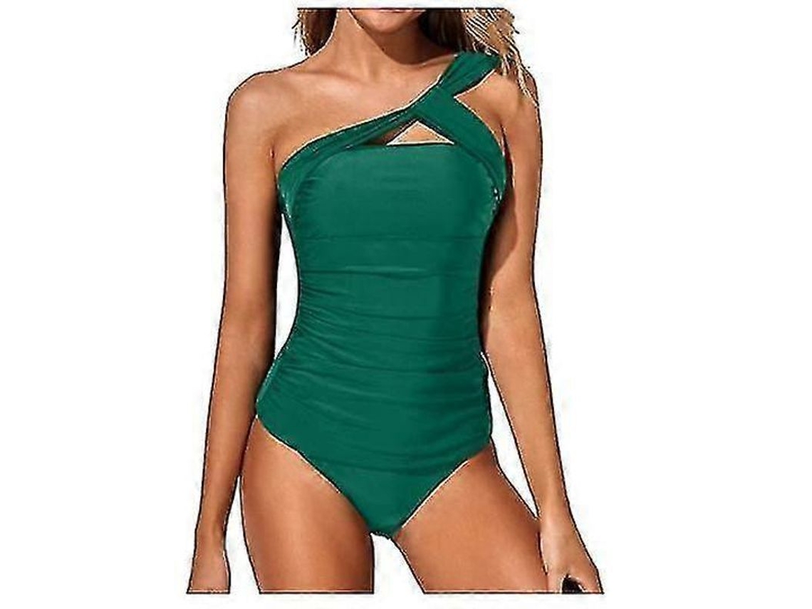 Traje De Banho Tankini Para Mulheres De Alta Qualidade, Tamanhos Xs A Xxl, Ideal Para Férias Tropicais E Atividades Esportivas Verde