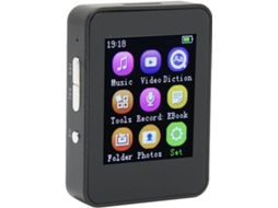 Reprodutor Portátil De Mp3 Mp4 Com Rádio Fm, Tela Lcd De 1, 8 Polegadas, Porta Mini Usb, Suporte Máximo Para Cartões De
