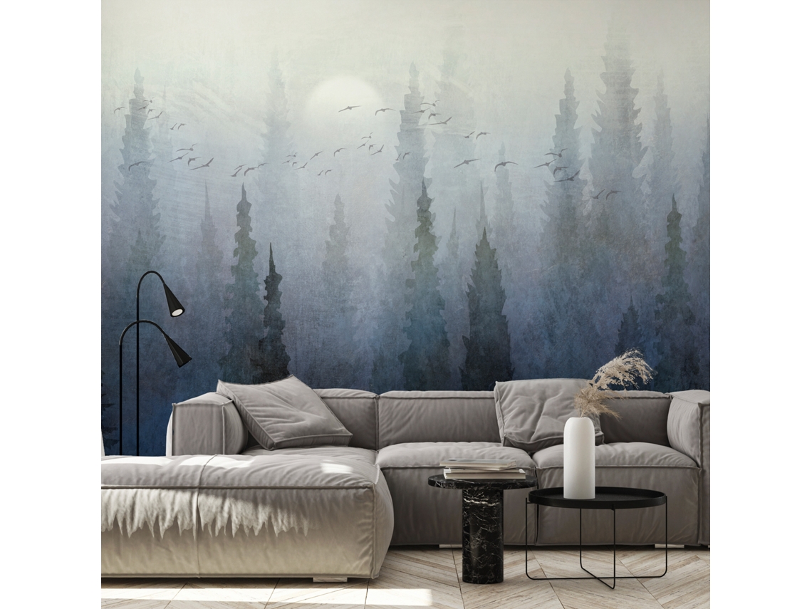 Papel de Parede ARTGEIST Flight Over the Forest - Second Variant (450x315)