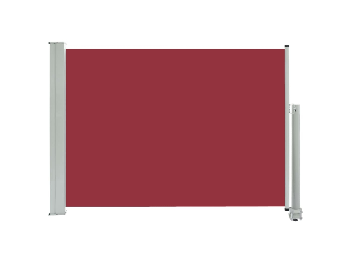 Side Awning, Side Awnings Vidaxl Vermelho Tecido (80 X 300 Cm)