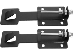 Conjunto Abaodam Com 2 Ganchos Ajustáveis Em Aço Preto Coifa, Compatíveis Com Cozinhas Modernas