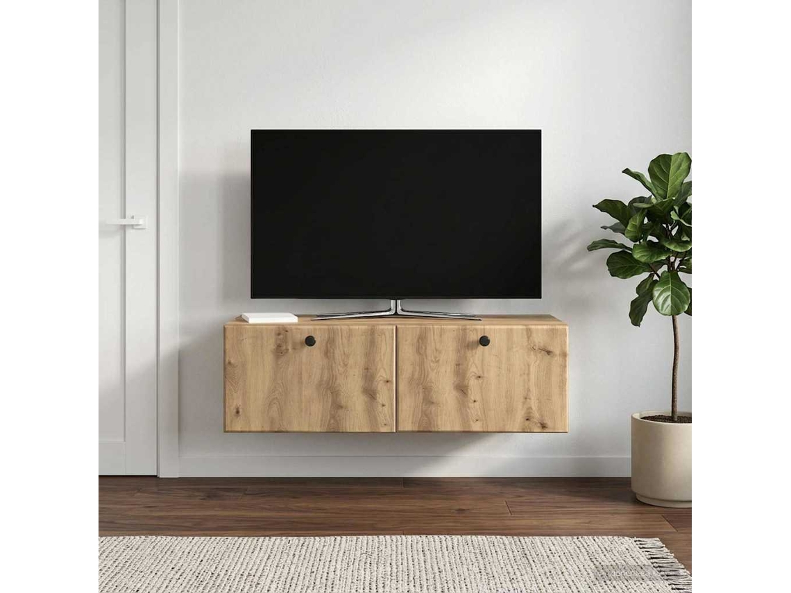 Vidaxl Gabinete de Tv de Parede 98 X 41 X 30 Cm Carvalho Arttisan