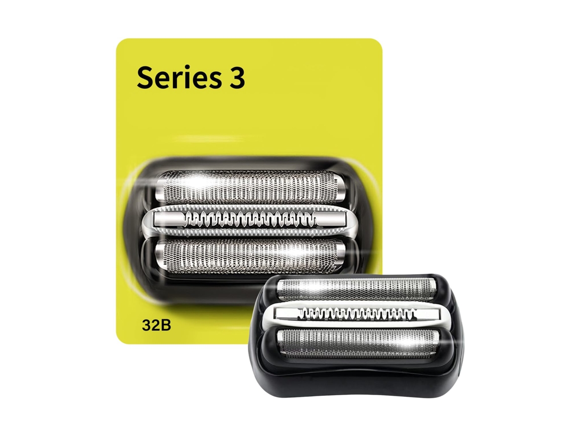 Pacote Com 2 Acessórios De Reposição Para Barbeador Elétrico Série 32b 3 Para Cabeças De Corte De Lâmina Braun S3 Sunny Spaces