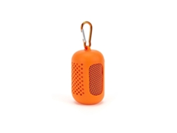 Toalha de Microfibra para Esportes Ao Ar Livre, Secagem Rápida. MDUG (laranja, Aprox. 100x25 Cm)