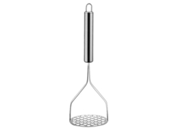 Amassador De Batatas Em Aço Inoxidável Com Cabo Ergonômico Antiderrapante Para Amassar Legumes E Frutas Suavemente. Ref: 5964