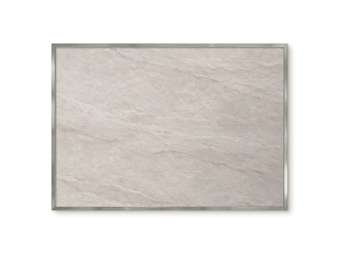 Quadro de vidro magnético com elegância neutra para o hall de entrada Espelharte (100x70 cm)