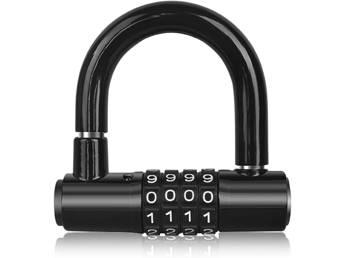 Cadeado antirroubo para bicicleta de estrada Slowmoose U Lock de 4 posições para serviço pesado