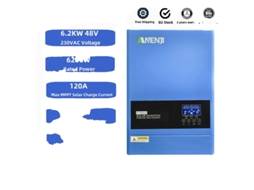 Inversor Solar, Saída De Onda Senoidal Pura, Alta Eficiência, Anj 6200w 48v Wifi Oem