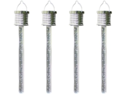 Conjunto De 4 Luzes Solares De Led Para Jardim