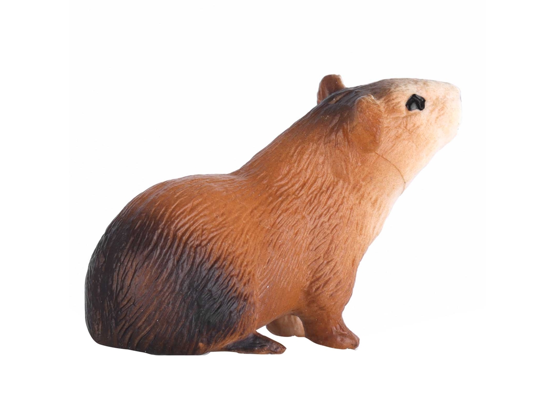 Primerox modelo de Porquinho da índia Simulado Brinquedo Educativo Decorativo para Crianças Acima de 3 Anos