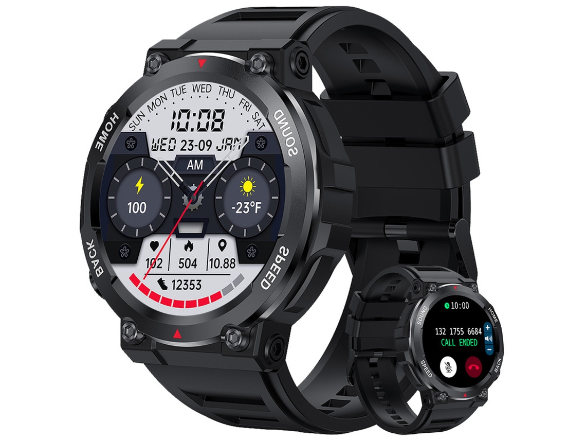 Smartwatch Bestvite I96 com bateria ultralonga de 35 dias, preto