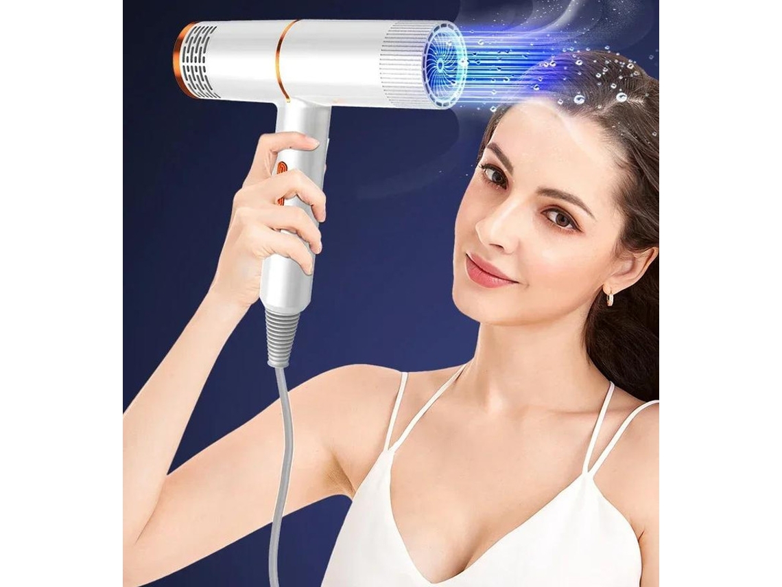 Secador De Cabelo Infravermelho Negativo Iônico Secador De Sopro Vento Frio Quente Portátil Salão Trimtide