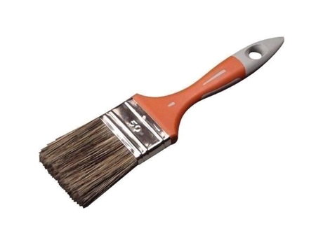 Pinceau Plano Bimaterial Para Lasura 80mm Savy Cerdas Naturais Cabo Biinjetado Virola Niquelada