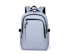Mochila Escolar (azul), Leve E Simples, Com Grande Capacidade.