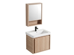 Conjunto de Móveis de Banheiro REA Gama Brown T25023 Bxm 50cm