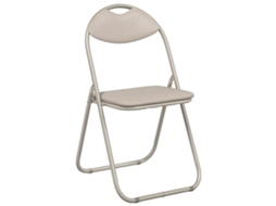 Conjunto 8 Cadeira De Jantar Vidaxl Bege Aço (48 X 43,5 X 81 Cm)