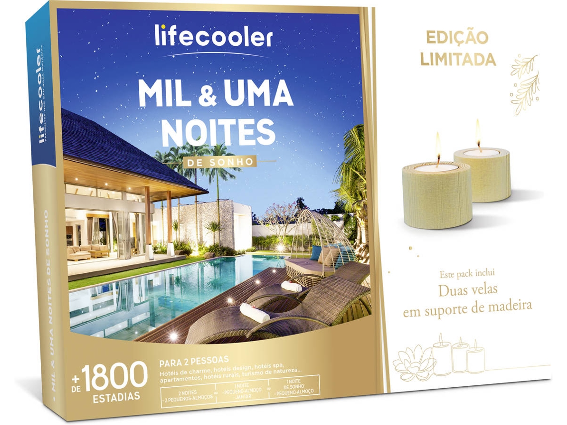 Pack LIFECOOLER Maxi-Pack Mil & Uma Noites De Sonho + Velas