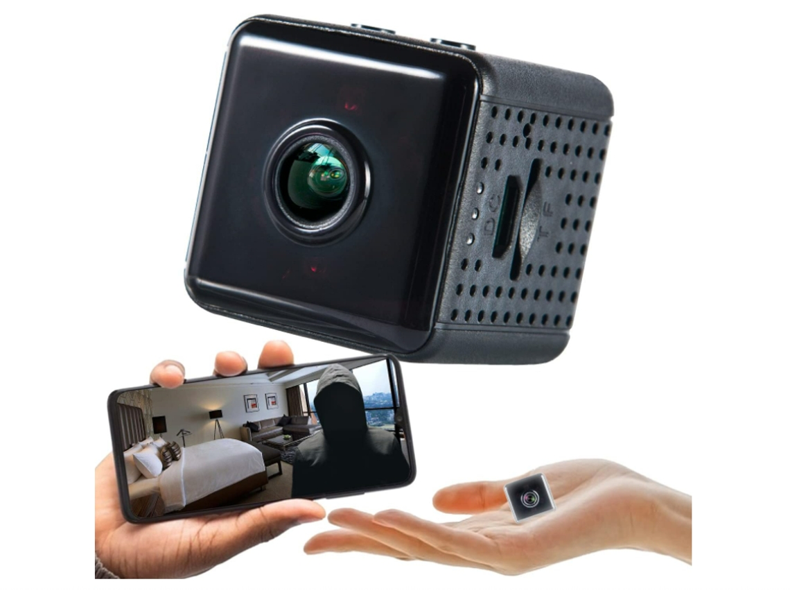 Câmera Compacta Wi-fi Sem Fio, Filmadora E Gravador De Segurança Hd 1080p Com Detecção De Movimento E Visão Noturna, Câmera De Vigilância Do