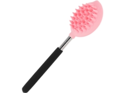 Escova De Banho Silicone Mikinona Com Cabo, Escova De Massagem Para Esfoliação E Limpeza Corporal, Prática E Ideal Para