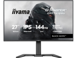 G master Gb2741qsu b1 Black Hawk Gaming monitor 68.6 Cm , Black (matt), Qhd, Ips, Hdmi, Dp, G sync Komp IIYAMA (27 Zoll)