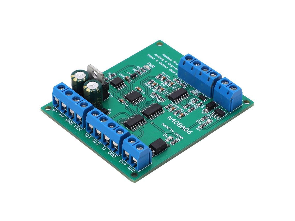 Módulo Adc Dac 8 Canais Rs485 Placa Io N4dba06