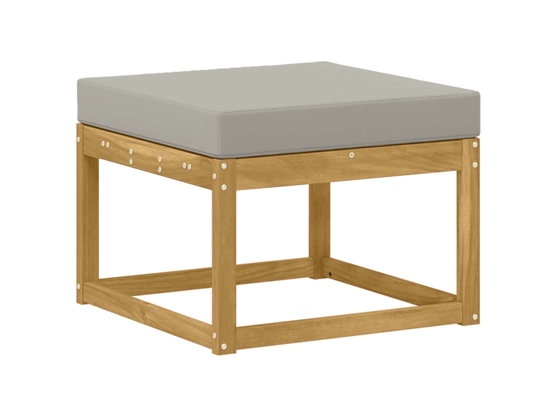 Maison Exclusive - Hocker De Exterior Madeira Sólida De Acácia Branco
