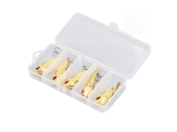 Isca de Pesca Vib 3d 3.5g Dourada 5pcs