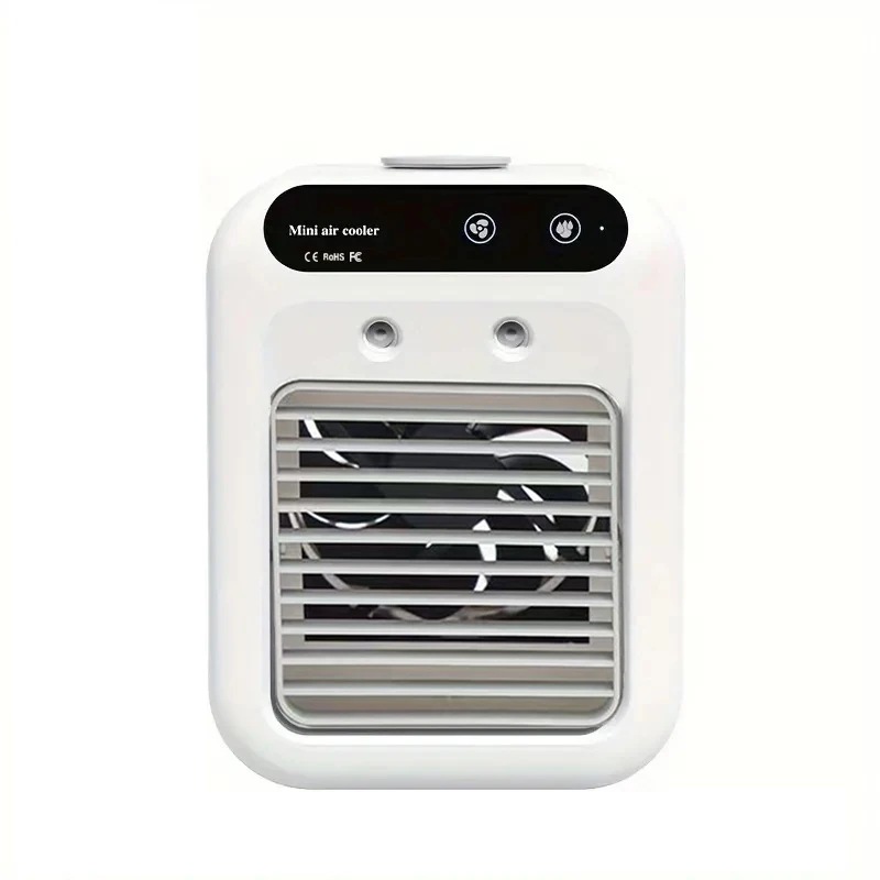 Ventilador de Pescoço MDUG digital portátil, bateria externa USB com carregamento rápido