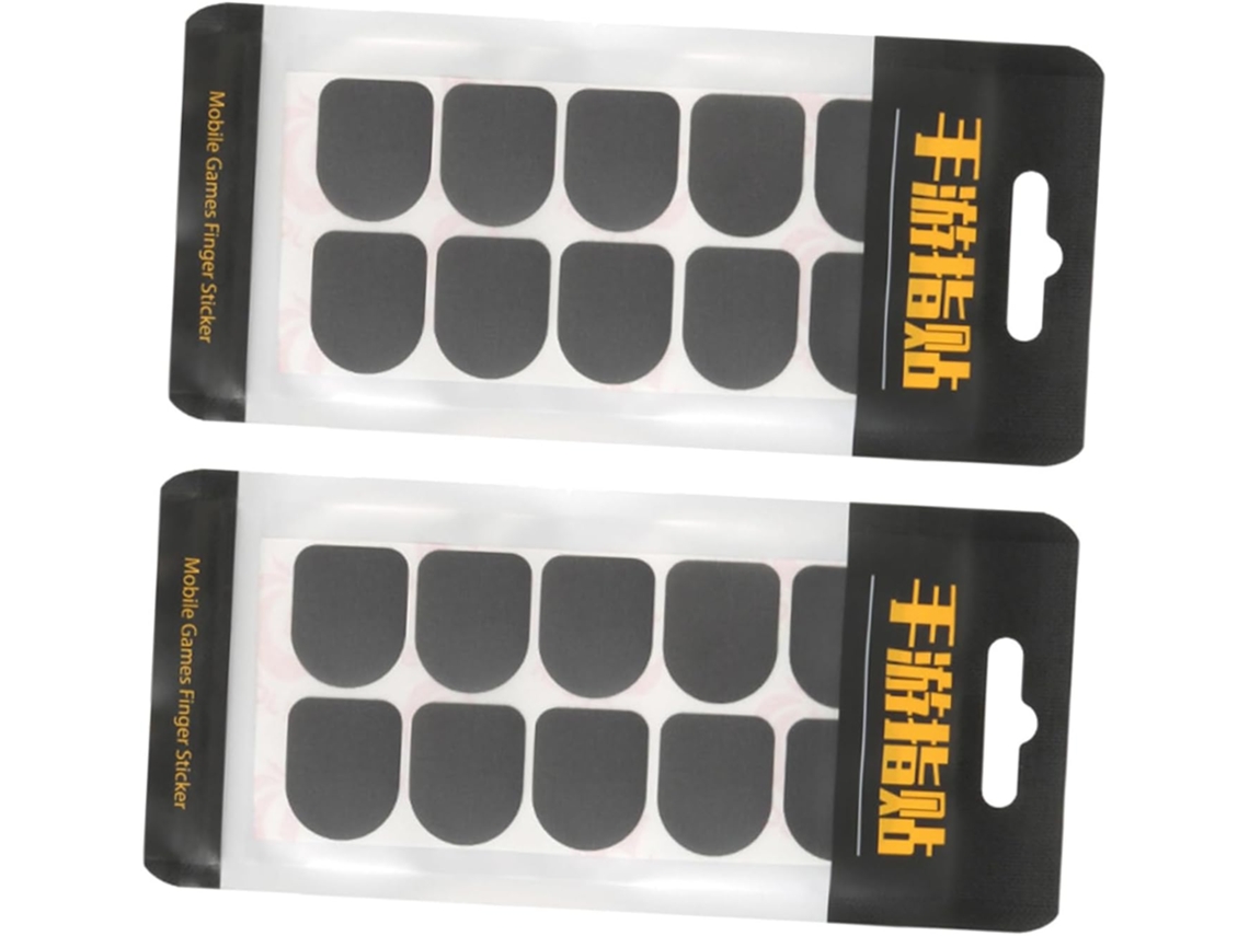 Sherchpry Pacote Com 2 Adesivos De Fibra Carbono Antiderrapantes Para Jogos Mobile, Capas Descartáveis Para Tela