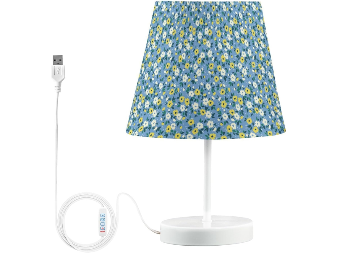 Luminária De Leitura Floral Fofa Da Junzan Com 3 Níveis Intensidade E Cabo Interface Usb Luz Noturna Decorativa Para