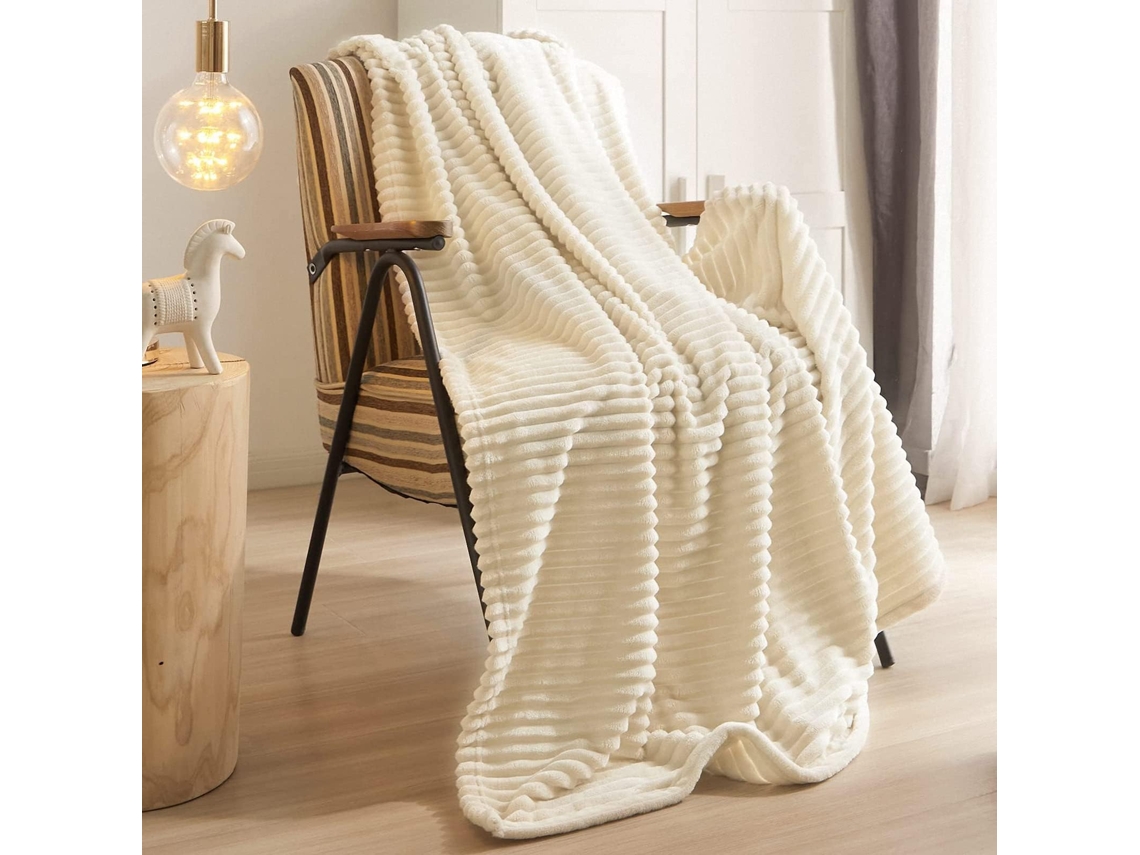 Cobertor Aconchegante, 100 X 150 Cm, Cobertor De Lã Branca Para Sofá, Macio E Quente, Cobertor Infantil, Microfibra, Cobertor Fofo-aquaforge