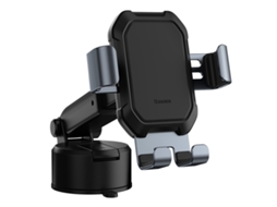 Suporte Para Carro Baseus Tank Gravity Preto Com Ventosa