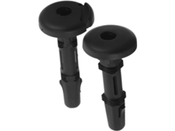 Conjunto de 2 tubos guia de plástico para cabeçote de corrente de carro Encost, com compatibilidade.