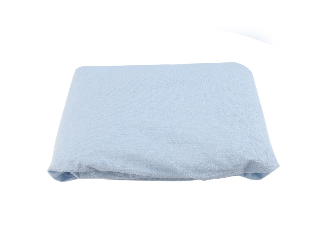 Funda Colchón Impermeable Antiácaros Hoja Fitted Azul 180*200+30cm