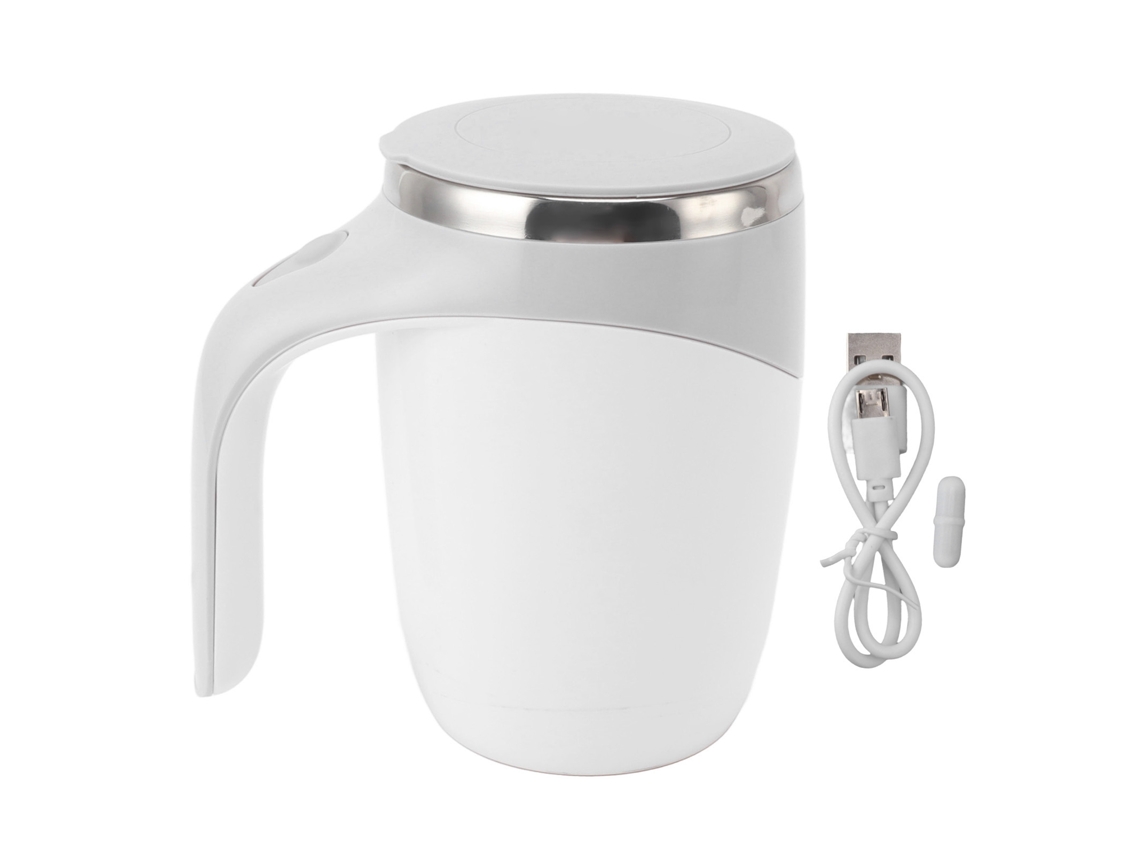 Caneca de Café com Mistura Magnética Automática Bateria Usb Inox 304 380ml